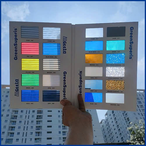 Tấm lấy sáng Polycarbonate tại Cần Thơ